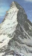 unknow artist Matterhorn subscription lange omojligt that bestiga,trots that the am failing approx 300 metre stores an Mont Among china oil painting artist